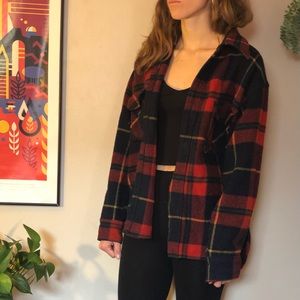 Vintage plaid jacket.